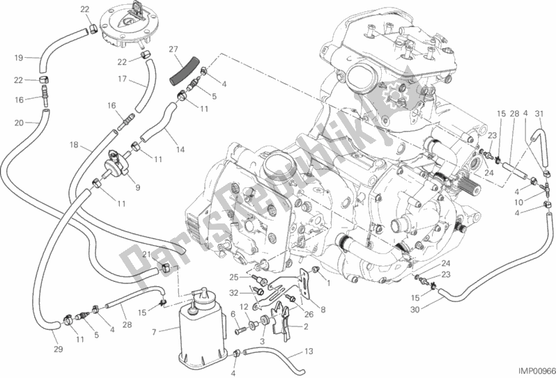 Toutes les pièces pour le Filtre à Cartouche du Ducati Multistrada 1200 ABS 2015